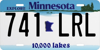 MN license plate 741LRL