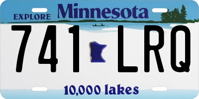 MN license plate 741LRQ