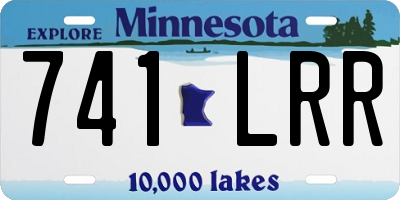 MN license plate 741LRR
