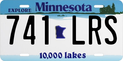 MN license plate 741LRS