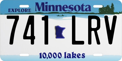 MN license plate 741LRV