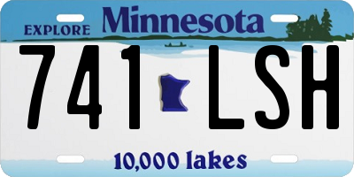 MN license plate 741LSH