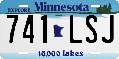 MN license plate 741LSJ