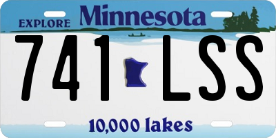 MN license plate 741LSS