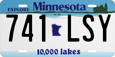 MN license plate 741LSY