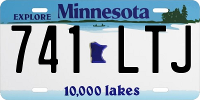 MN license plate 741LTJ