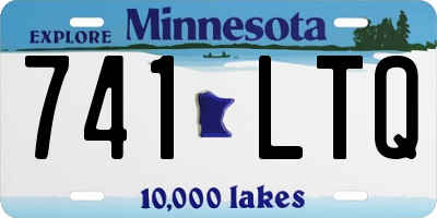 MN license plate 741LTQ