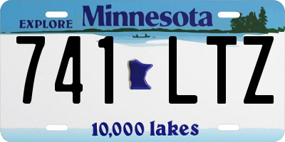 MN license plate 741LTZ