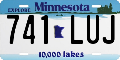 MN license plate 741LUJ