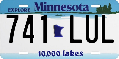 MN license plate 741LUL