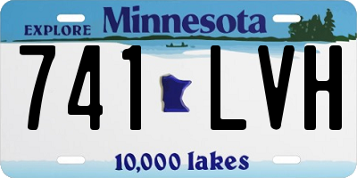 MN license plate 741LVH