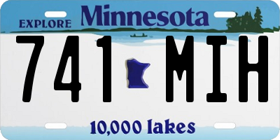 MN license plate 741MIH