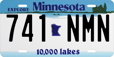 MN license plate 741NMN