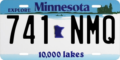 MN license plate 741NMQ