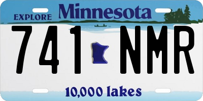 MN license plate 741NMR