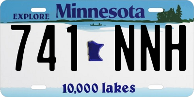 MN license plate 741NNH