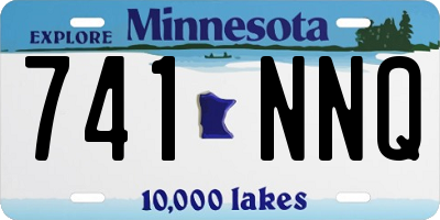 MN license plate 741NNQ