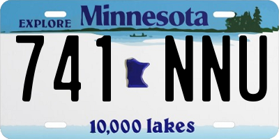MN license plate 741NNU