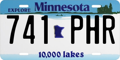 MN license plate 741PHR