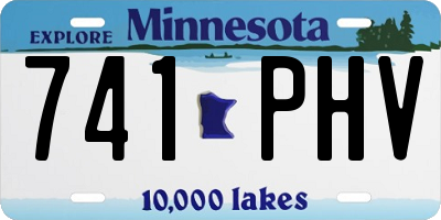MN license plate 741PHV