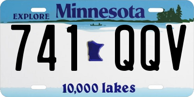MN license plate 741QQV