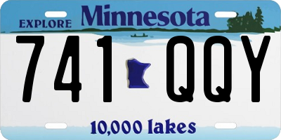 MN license plate 741QQY
