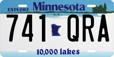MN license plate 741QRA