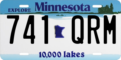 MN license plate 741QRM