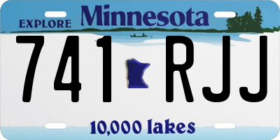 MN license plate 741RJJ