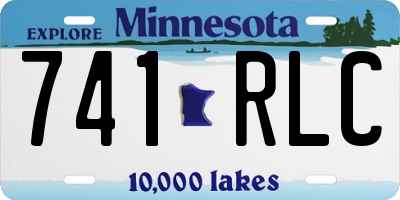 MN license plate 741RLC