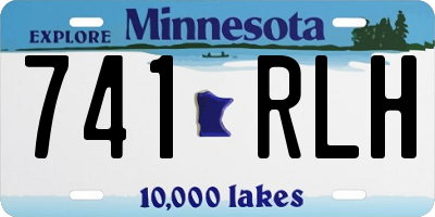 MN license plate 741RLH