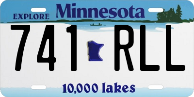 MN license plate 741RLL