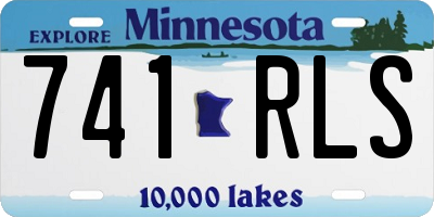 MN license plate 741RLS