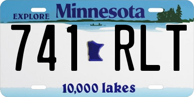 MN license plate 741RLT