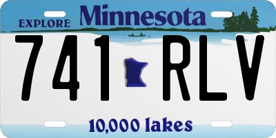 MN license plate 741RLV
