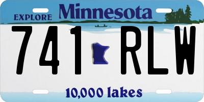 MN license plate 741RLW