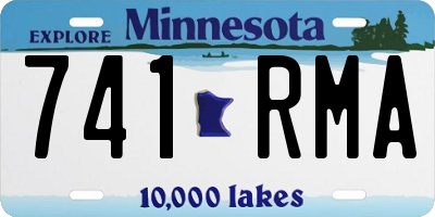 MN license plate 741RMA