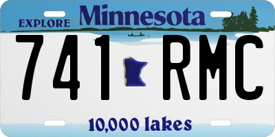 MN license plate 741RMC