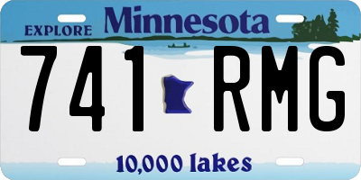 MN license plate 741RMG