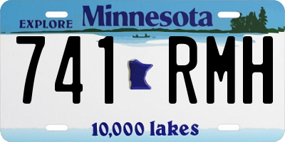 MN license plate 741RMH