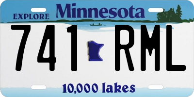 MN license plate 741RML