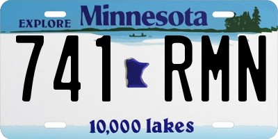MN license plate 741RMN