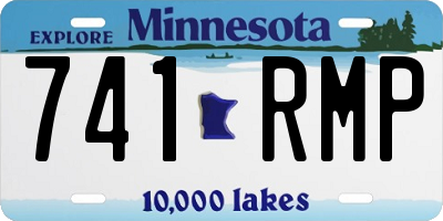 MN license plate 741RMP