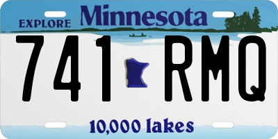 MN license plate 741RMQ