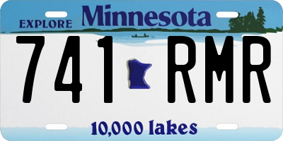 MN license plate 741RMR