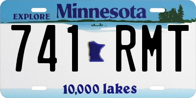 MN license plate 741RMT