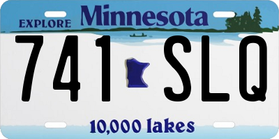 MN license plate 741SLQ
