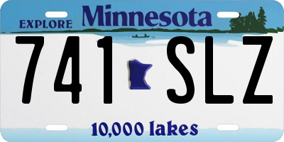 MN license plate 741SLZ
