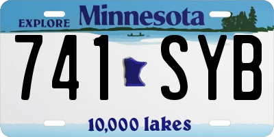 MN license plate 741SYB