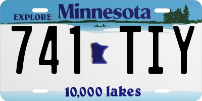 MN license plate 741TIY